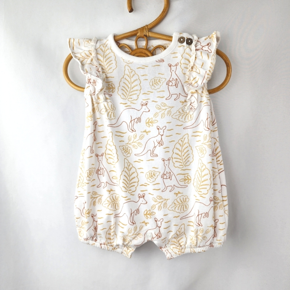 Oliver & Rain Baby Bodysuit Romper Size 3M